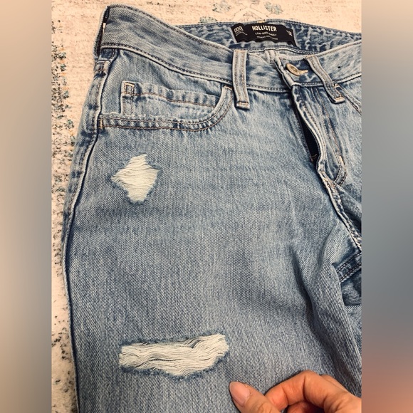 Hollister Low Rise Distressed Baggy Jeans Sz 23L - Picture 5 of 5